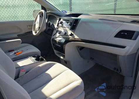 2012 Toyota Sienna Le V6 8 Passenger from USA, damaged, VIN 5TDKK3DC9CS276896